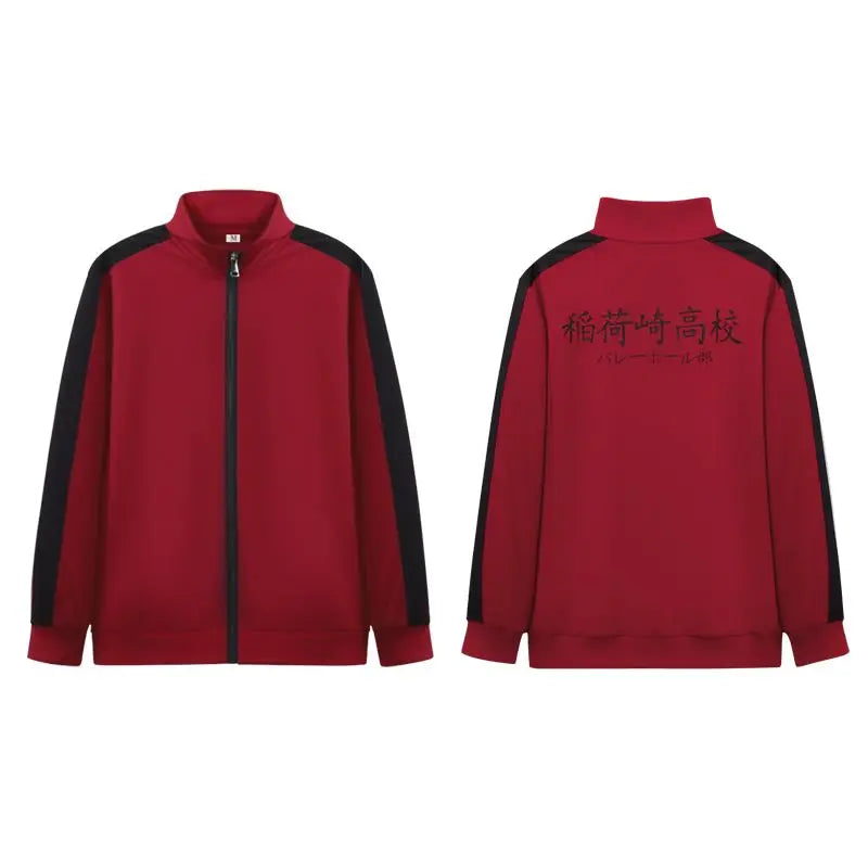 Cosplay Costume Sets High School Jacket Pants 2PCS Sports Suits Autumn Winter Uniform Sportswear