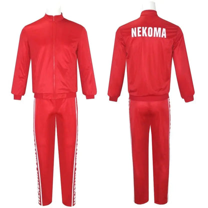 Cosplay Costume Sets High School Jacket Pants 2PCS Sports Suits Autumn Winter Uniform Sportswear