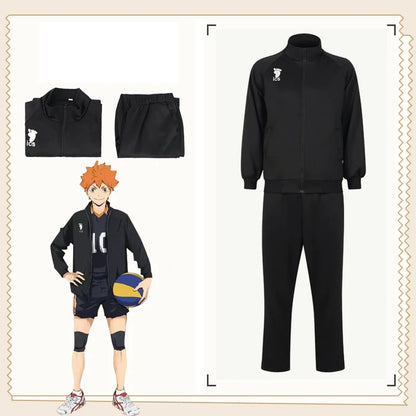 Cosplay Costume Sets High School Jacket Pants 2PCS Sports Suits Autumn Winter Uniform Sportswear