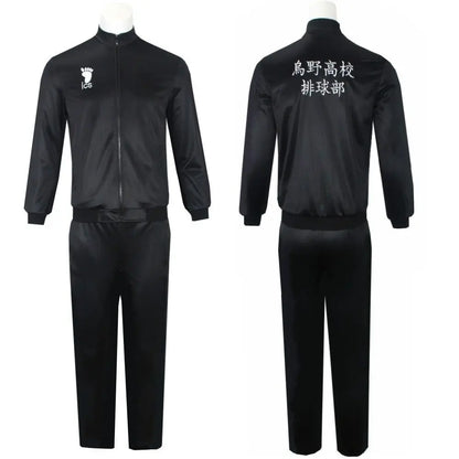 Cosplay Costume Sets High School Jacket Pants 2PCS Sports Suits Autumn Winter Uniform Sportswear