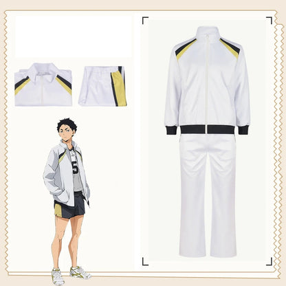 Cosplay Costume Sets High School Jacket Pants 2PCS Sports Suits Autumn Winter Uniform Sportswear