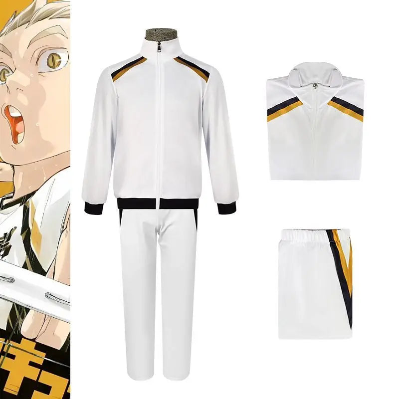 Cosplay Costume Sets High School Jacket Pants 2PCS Sports Suits Autumn Winter Uniform Sportswear