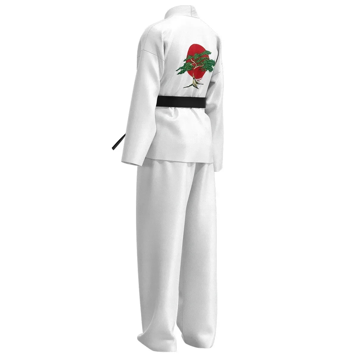 Karate Kids Costume Kid Black White Uniform Headband