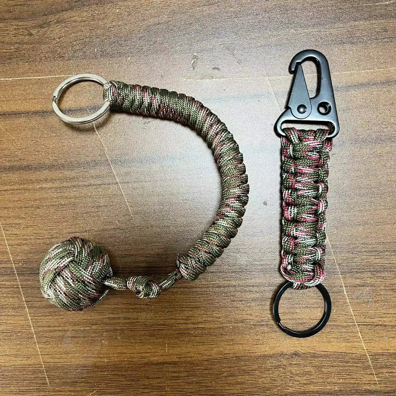 Outdoor Self-Defense Umbrella Rope, Monkey Fist Steel Ball