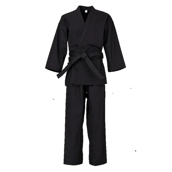 Karate Uniform for Kids and Adults Student Karate Gi Martial Arts Uniform Free Belt Black White