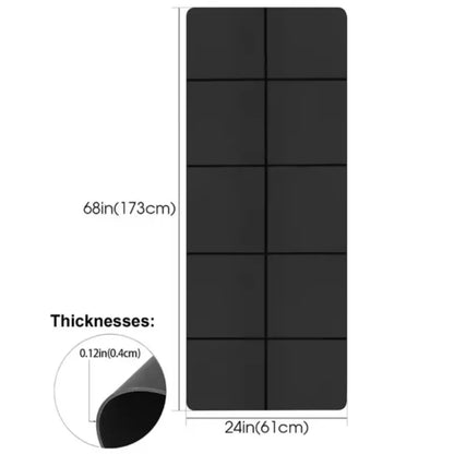 Yoga Mat Anti-skid Sports Fitness Comfort Foam 4MM Thick Yoga Mat for Exercise Yoga