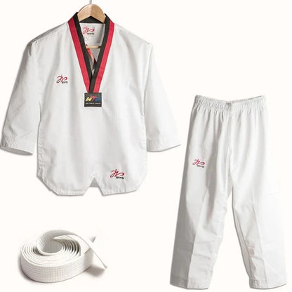 White Taekwondo Uniform For Competition Daily Training