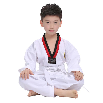 Costumes Clothing White Taekwondo Uniforms WTF Karate Clothes for kids