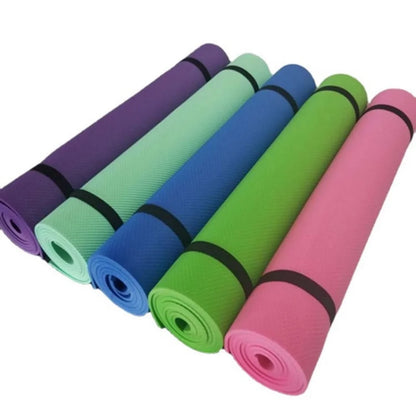 Yoga Mat Anti-skid Sports Fitness Mat 3MM-6MM Thick