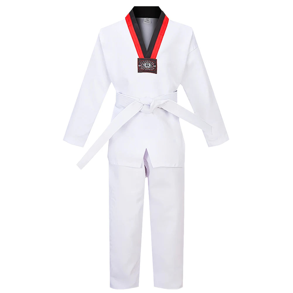 Children's Professional Judo Suits V-Neck Long Sleeve Boys Girls