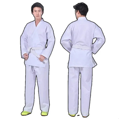 Karate Uniform for Kids and Adults Student Karate Gi Martial Arts Uniform Free Belt Black White