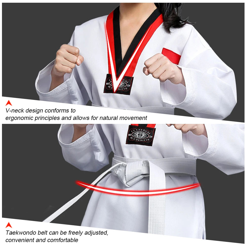 Children's Professional Judo Suits V-Neck Long Sleeve Boys Girls