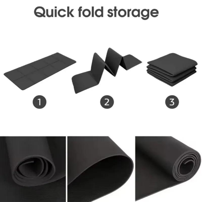 Yoga Mat Anti-skid Sports Fitness Comfort Foam 4MM Thick Yoga Mat for Exercise Yoga