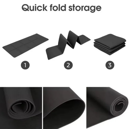 Yoga Mat Anti-skid Sports Fitness Comfort Foam 4MM Thick Yoga Mat for Exercise Yoga