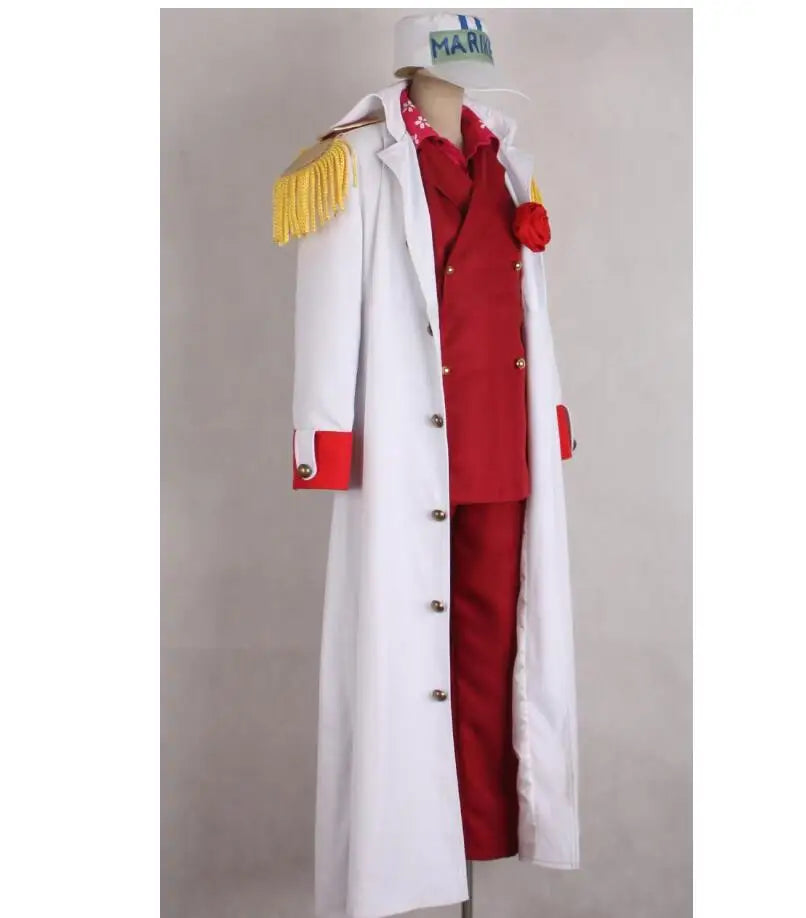 Cosplay Costumes Uniform Halloween Justice White Navy Army Marines