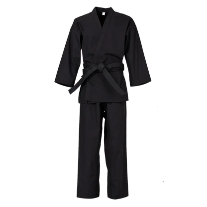 Karate Uniform for Kids and Adults Student Karate Gi Martial Arts Uniform Free Belt Black White