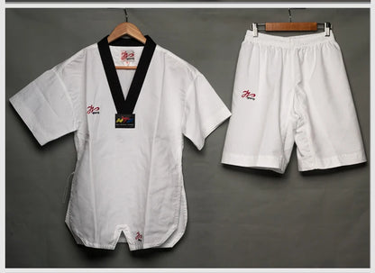White Taekwondo Uniform For Competition Daily Training