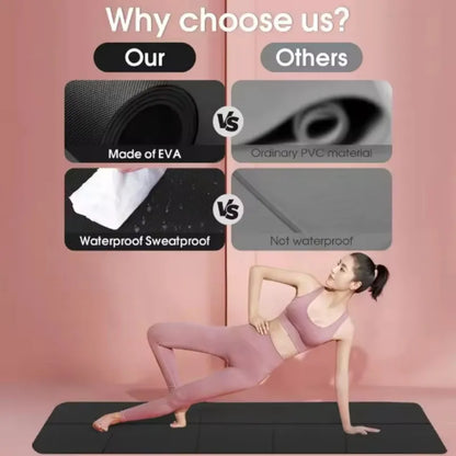 Yoga Mat Anti-skid Sports Fitness Comfort Foam 4MM Thick Yoga Mat for Exercise Yoga